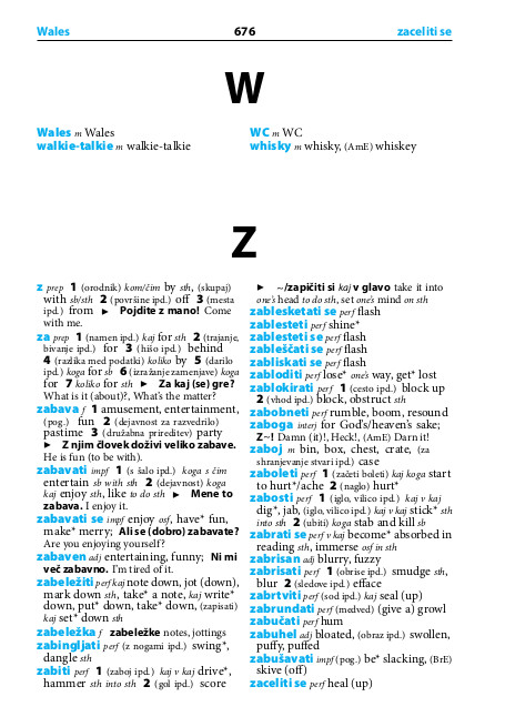 Angleško-slovenski in slovensko-angleški spretni slovar