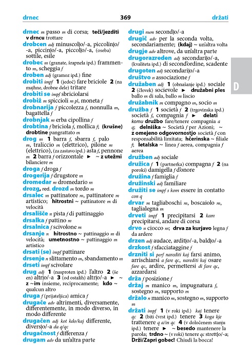 Italijansko-slovenski in slovensko-italijanski spretni slovar
