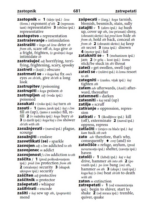 Angleščina slovarček
