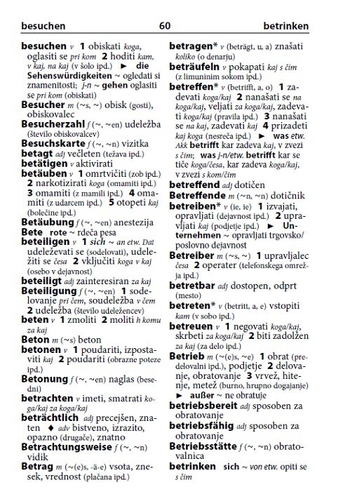 Nemščina slovarček