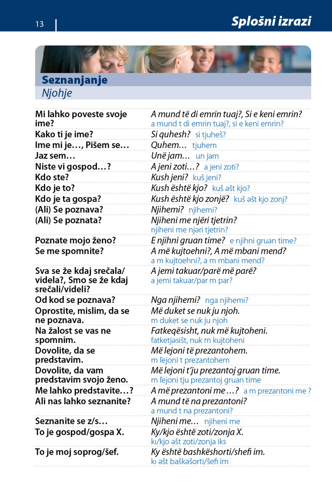 Albanščina – priročnik za konverzacijo