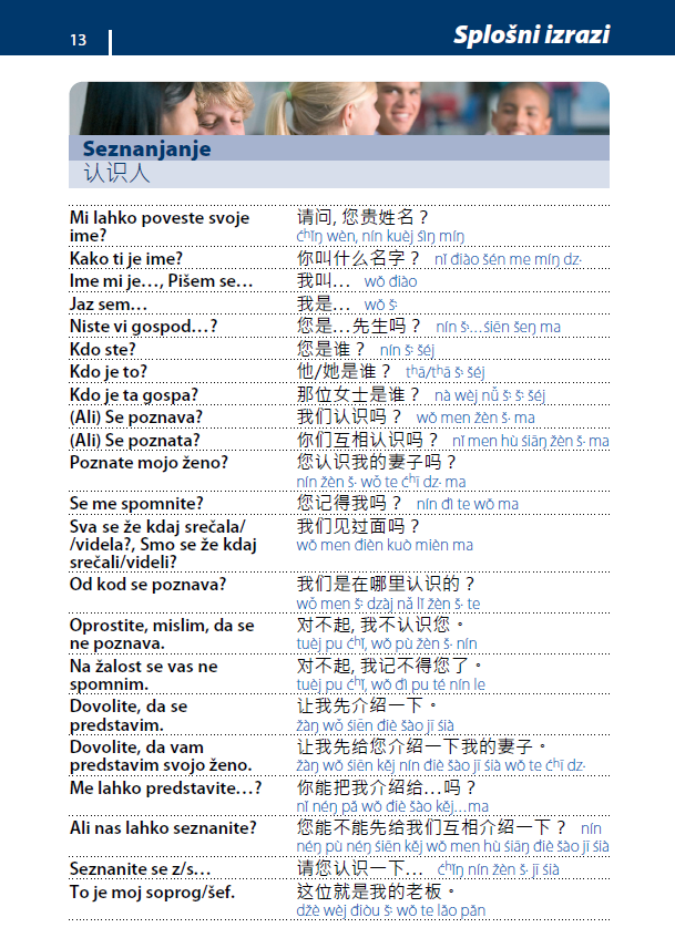 Kitajščina - priročnik za konverzacijo
