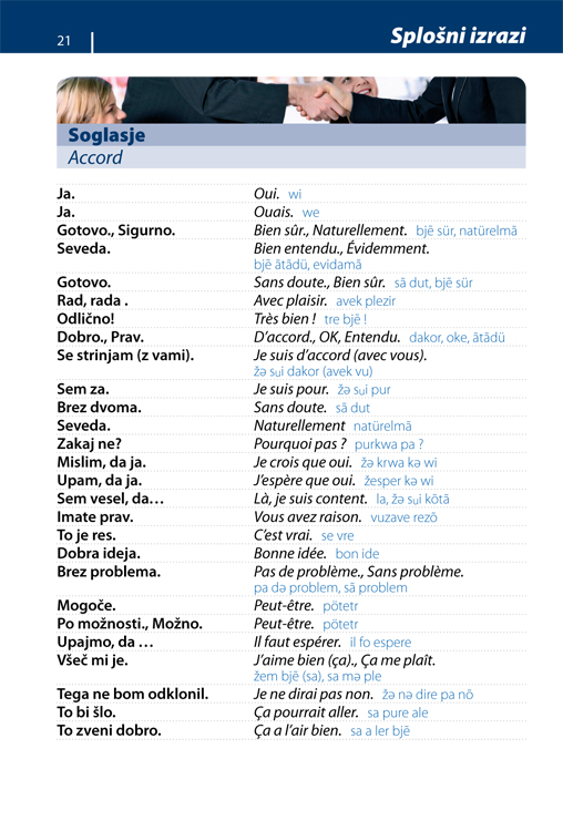 Francoščina - priročnik za konverzacijo